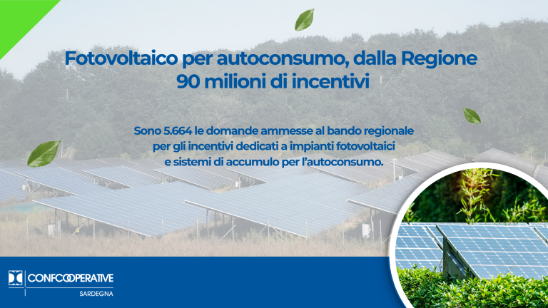 Dalla Regione Sardegna incentivi per impianti fotovoltaici